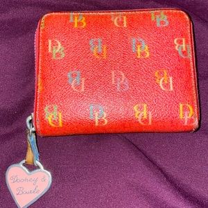 DOONEY & BOURKE PINK VINTAGE DOONEY BOURKE WALLET